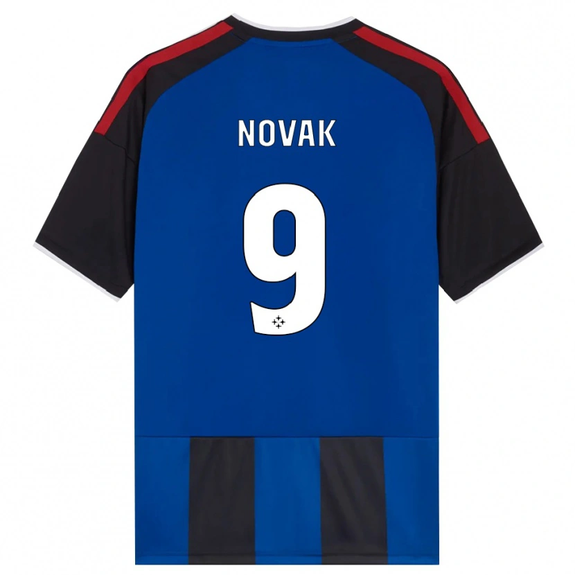 Danxen Uomo Maglia Maros Novak #9 Nero Rosso Bianco Blu Kit Gara Home 2026/27 Maglietta