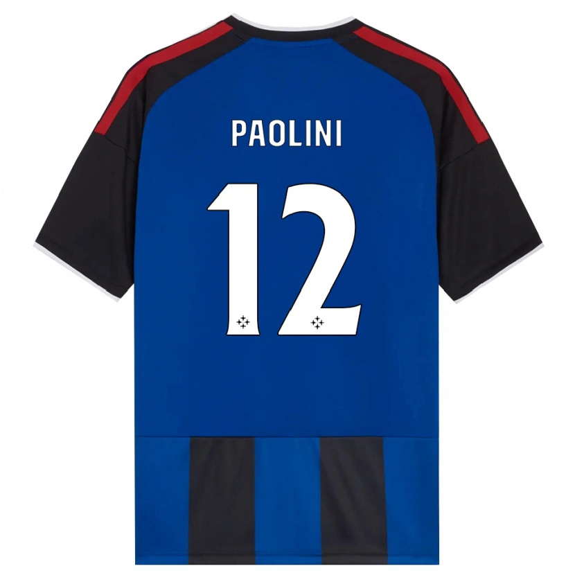 Danxen Uomo Maglia Andrea Paolini #12 Nero Rosso Bianco Blu Kit Gara Home 2026/27 Maglietta