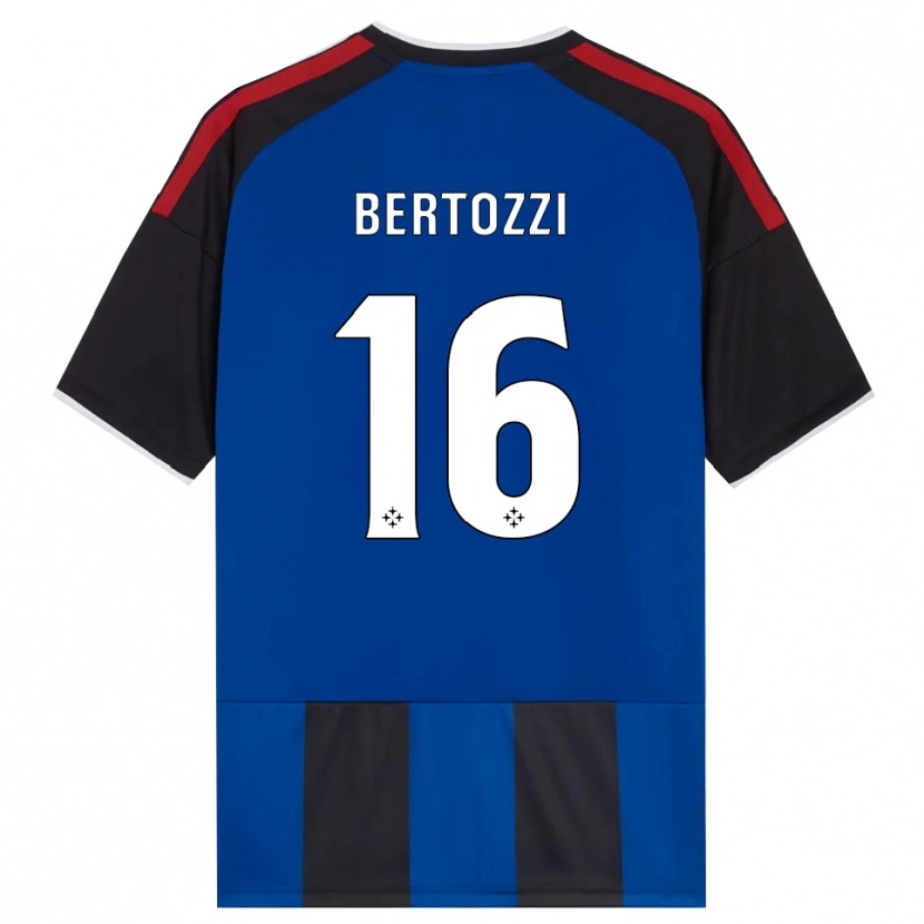 Danxen Uomo Maglia Andrea Bertozzi #16 Nero Rosso Bianco Blu Kit Gara Home 2026/27 Maglietta