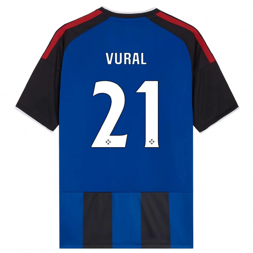 Danxen Uomo Maglia İsak Vural #21 Nero Rosso Bianco Blu Kit Gara Home 2026/27 Maglietta