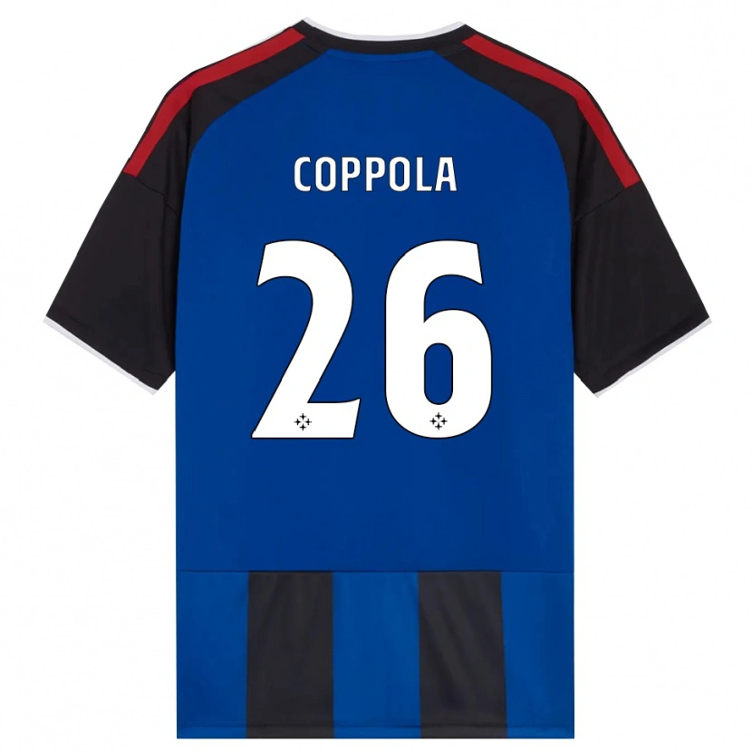 Danxen Uomo Maglia Francesco Coppola #26 Nero Rosso Bianco Blu Kit Gara Home 2026/27 Maglietta