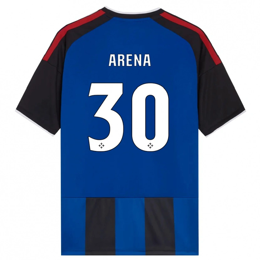 Danxen Uomo Maglia Alessandro Arena #30 Nero Rosso Bianco Blu Kit Gara Home 2026/27 Maglietta