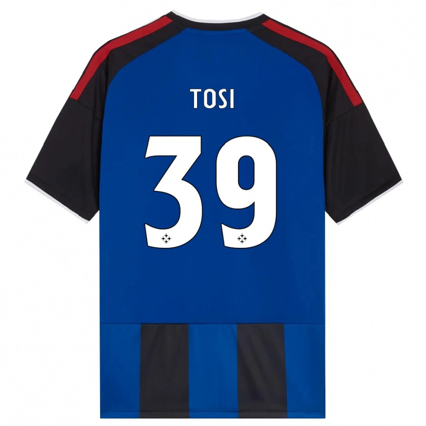 Danxen Uomo Maglia Lorenzo Tosi #39 Nero Rosso Bianco Blu Kit Gara Home 2026/27 Maglietta