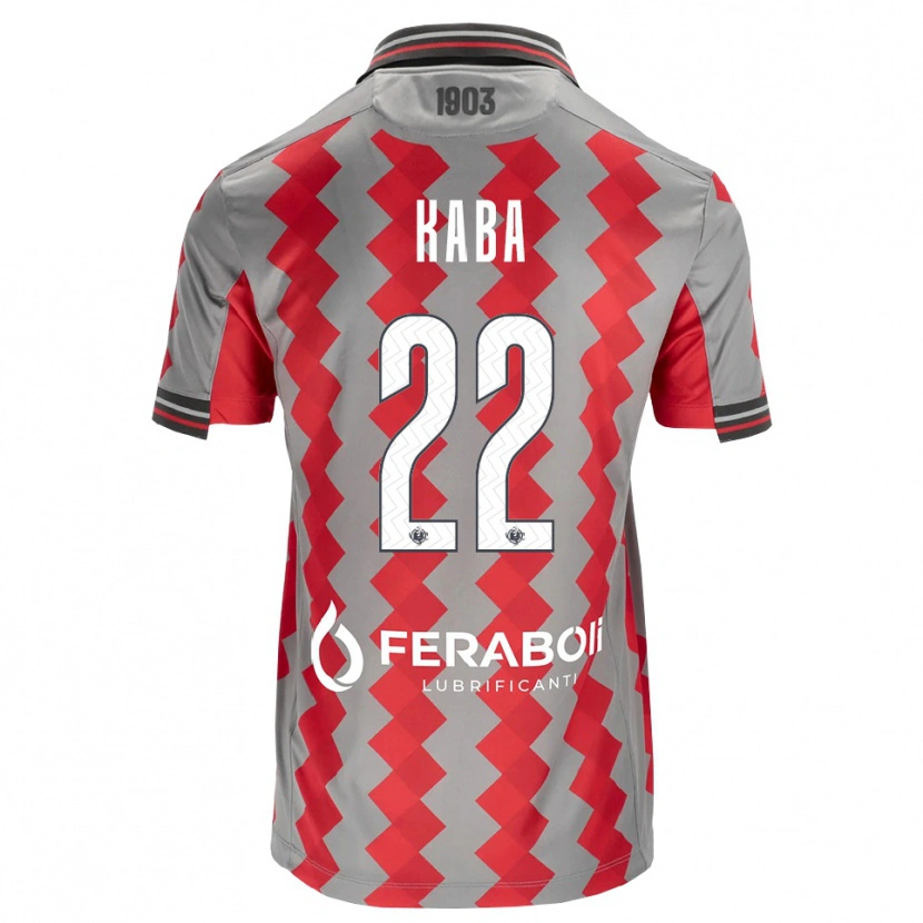 Danxen Uomo Maglia Karamoko Kaba #22 Grigio Rosso Bianco Kit Gara Home 2026/27 Maglietta