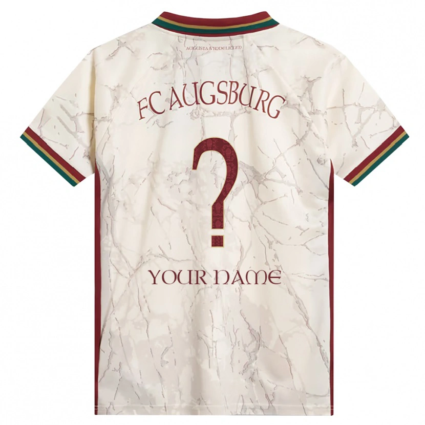 Danxen Uomo Maglia Il Tuo Nome #0 Verde Riso Bianco Borgogna Kit Gara Home 2026/27 Maglietta