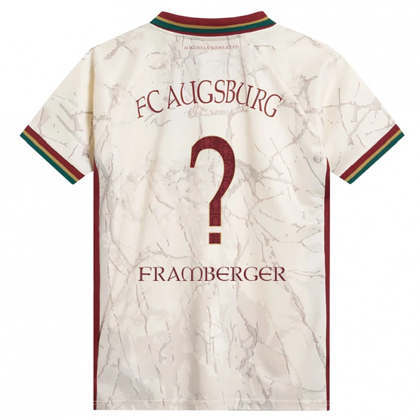 Danxen Uomo Maglia Raphael Framberger #0 Verde Riso Bianco Borgogna Kit Gara Home 2026/27 Maglietta