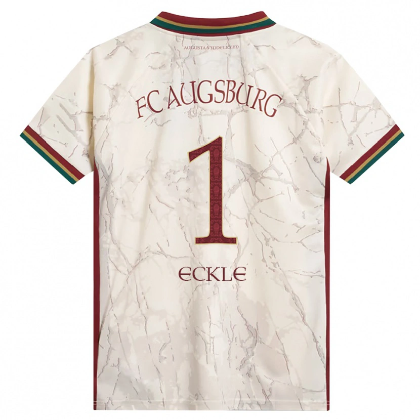 Danxen Uomo Maglia Philipp Eckle #1 Verde Riso Bianco Borgogna Kit Gara Home 2026/27 Maglietta