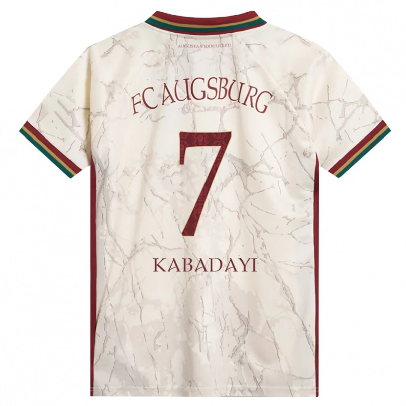 Danxen Uomo Maglia Yusuf Kabadayi #7 Verde Riso Bianco Borgogna Kit Gara Home 2026/27 Maglietta
