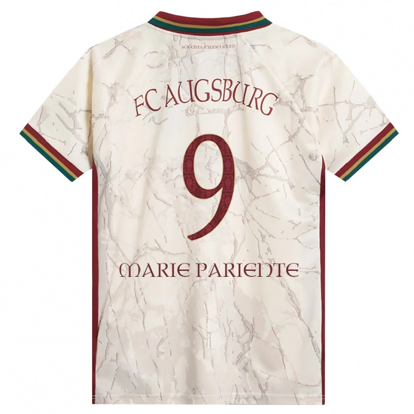 Danxen Uomo Maglia Sophia Marie Pariente #9 Verde Riso Bianco Borgogna Kit Gara Home 2026/27 Maglietta