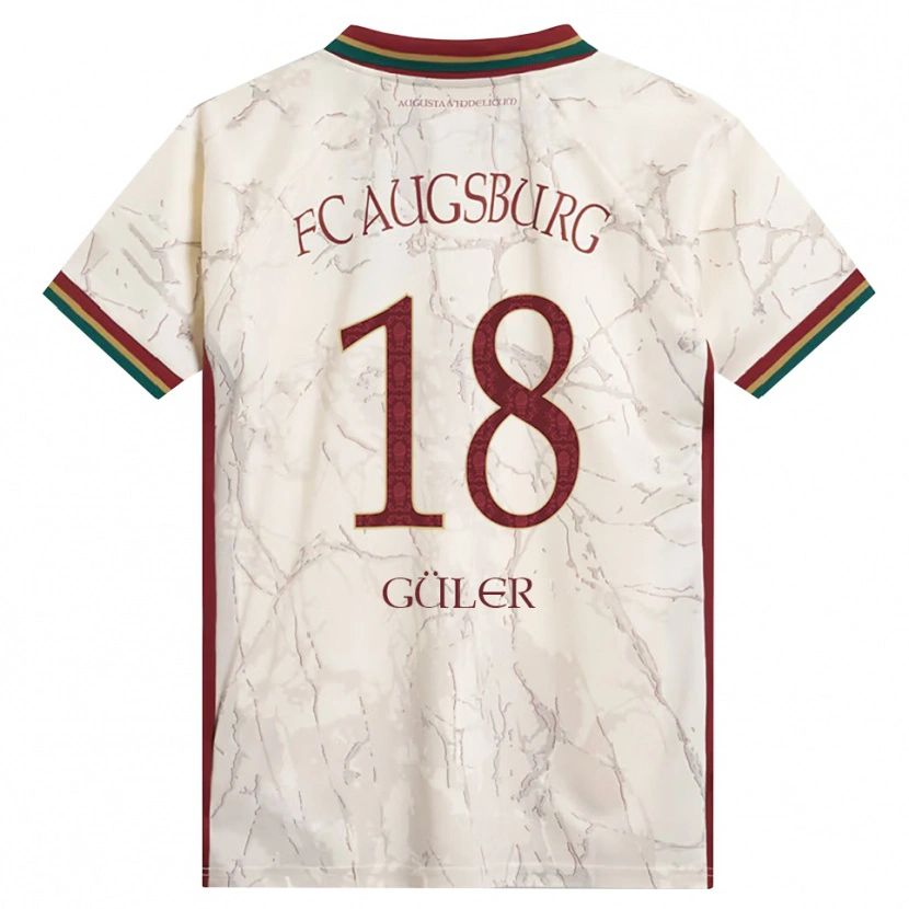Danxen Uomo Maglia Mete Güler #18 Verde Riso Bianco Borgogna Kit Gara Home 2026/27 Maglietta