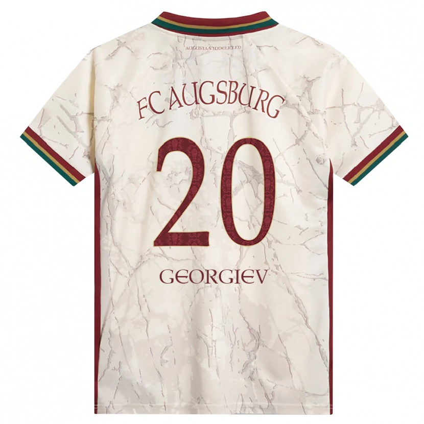 Danxen Uomo Maglia Bojan Georgiev #20 Verde Riso Bianco Borgogna Kit Gara Home 2026/27 Maglietta