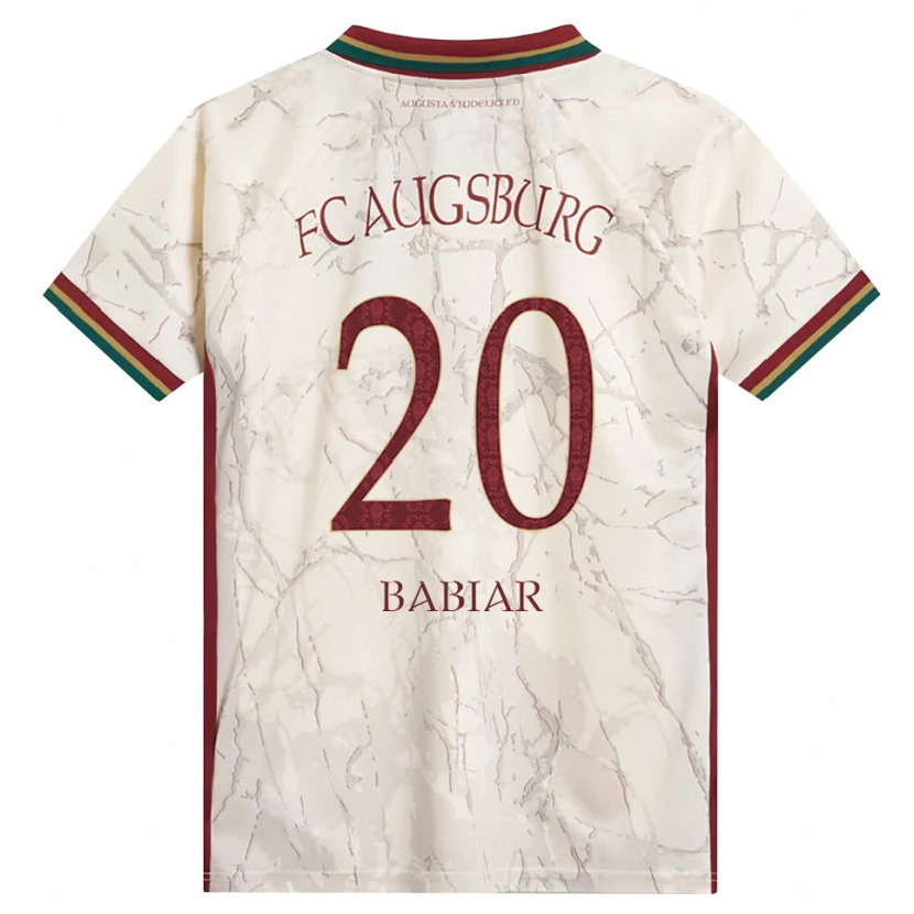 Danxen Uomo Maglia Fabian Babiar #20 Verde Riso Bianco Borgogna Kit Gara Home 2026/27 Maglietta