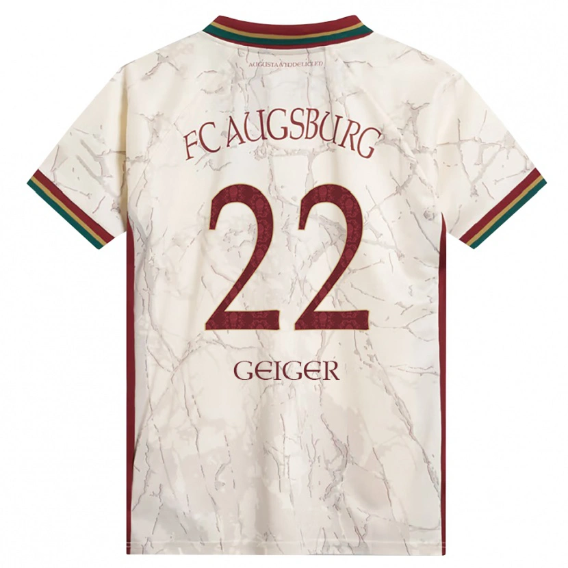 Danxen Uomo Maglia Maximilian Geiger #22 Verde Riso Bianco Borgogna Kit Gara Home 2026/27 Maglietta
