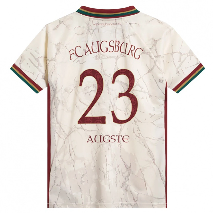 Danxen Uomo Maglia Julian Augste #23 Verde Riso Bianco Borgogna Kit Gara Home 2026/27 Maglietta