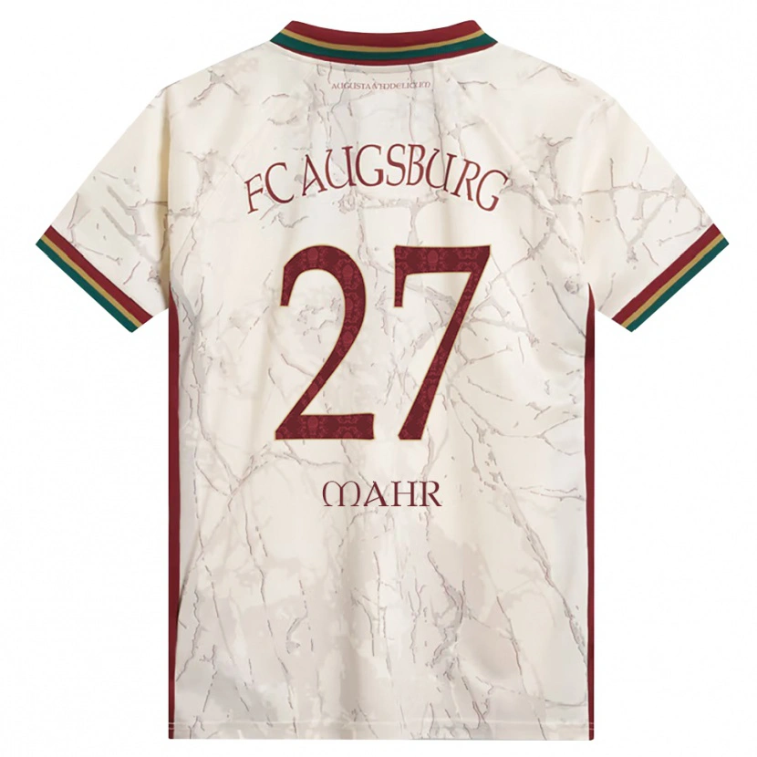 Danxen Uomo Maglia Leonard Mahr #27 Verde Riso Bianco Borgogna Kit Gara Home 2026/27 Maglietta