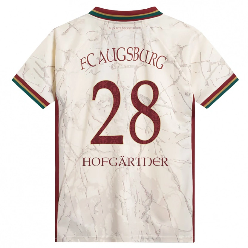 Danxen Uomo Maglia Hendrik Hofgärtner #28 Verde Riso Bianco Borgogna Kit Gara Home 2026/27 Maglietta