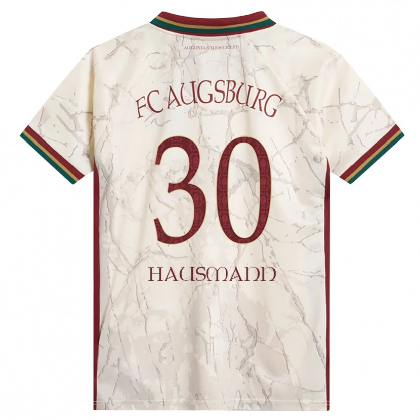 Danxen Uomo Maglia Daniel Hausmann #30 Verde Riso Bianco Borgogna Kit Gara Home 2026/27 Maglietta