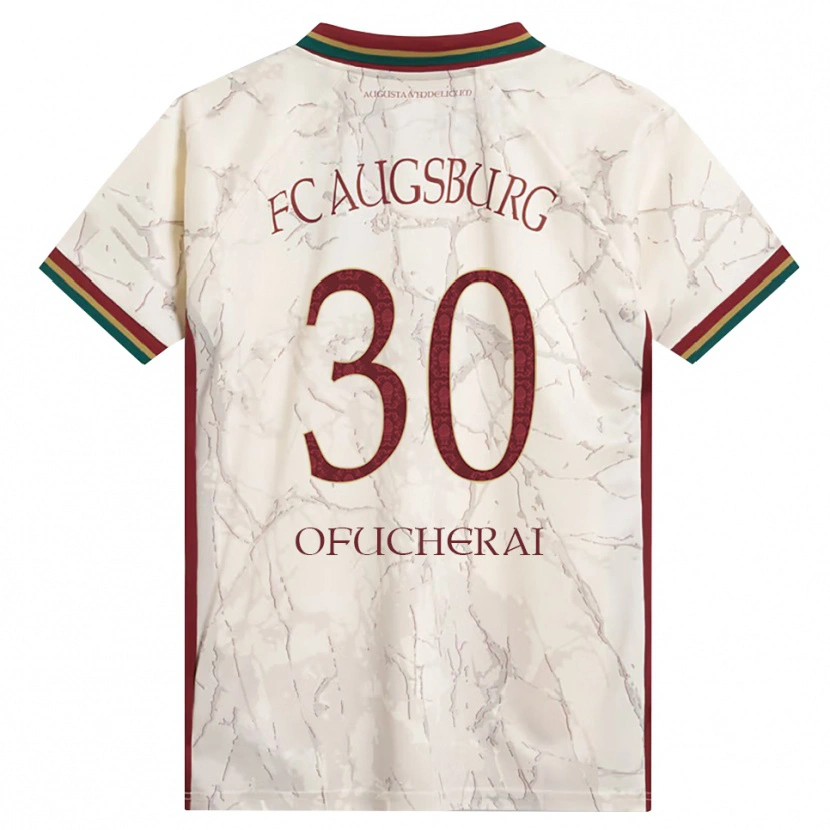 Danxen Uomo Maglia Isaac Ofucherai #30 Verde Riso Bianco Borgogna Kit Gara Home 2026/27 Maglietta
