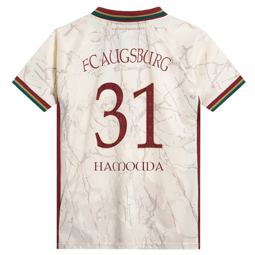 Danxen Uomo Maglia Hania Hamouda #31 Verde Riso Bianco Borgogna Kit Gara Home 2026/27 Maglietta
