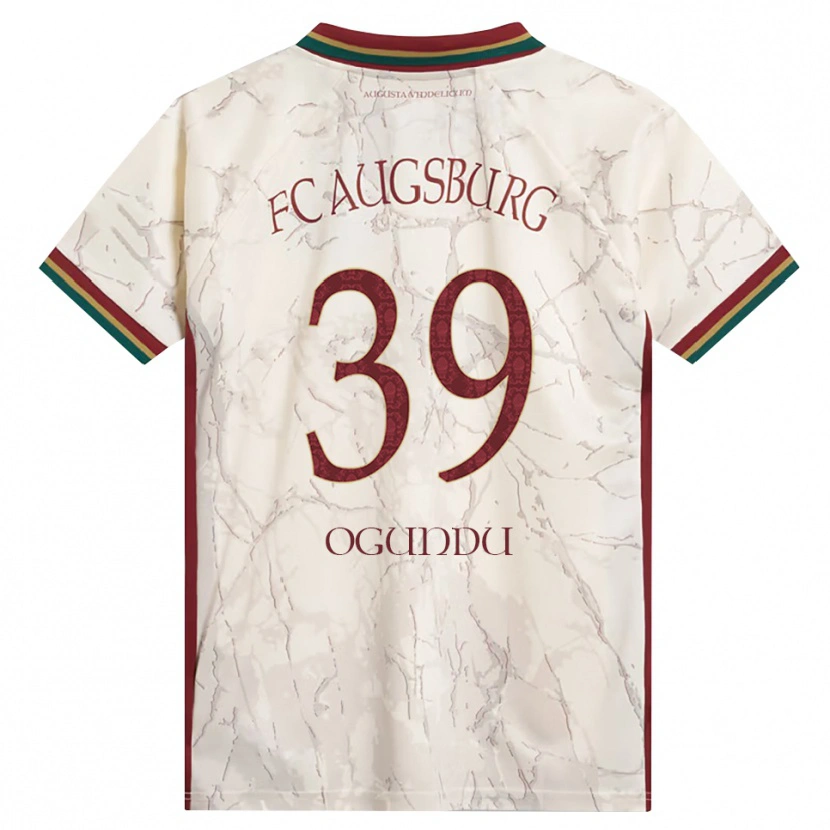 Danxen Uomo Maglia Uchenna Ogundu #39 Verde Riso Bianco Borgogna Kit Gara Home 2026/27 Maglietta