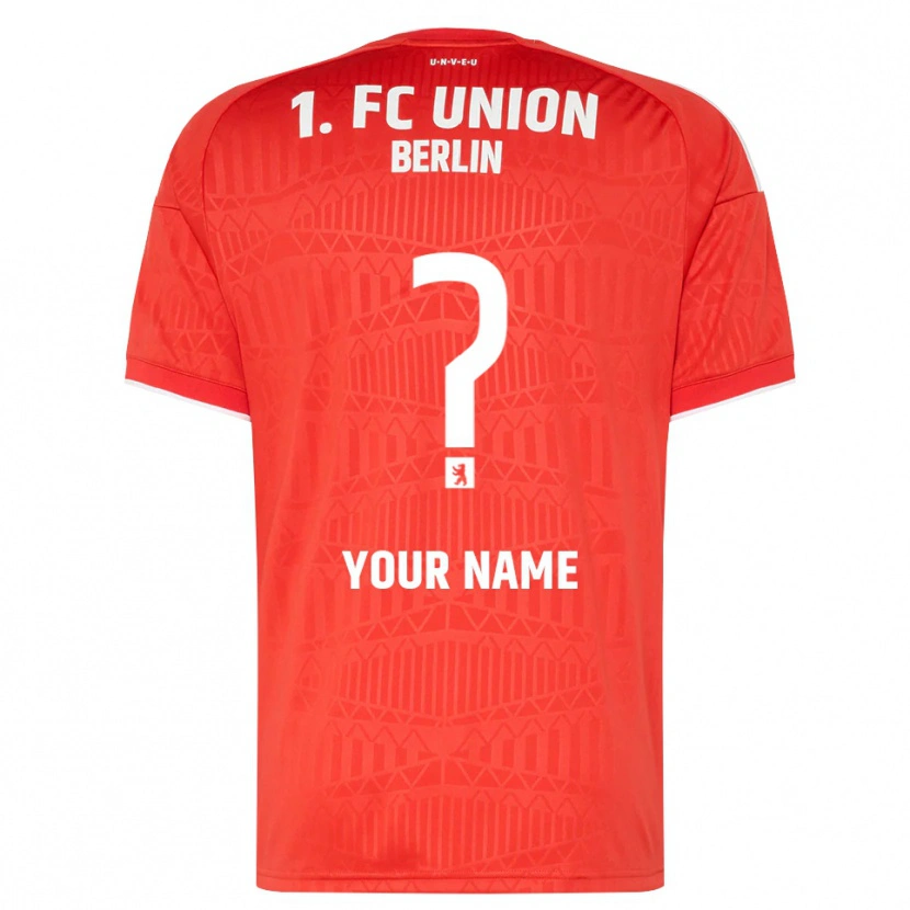 Danxen Uomo Maglia Il Tuo Nome #0 Rosso Bianco Kit Gara Home 2026/27 Maglietta