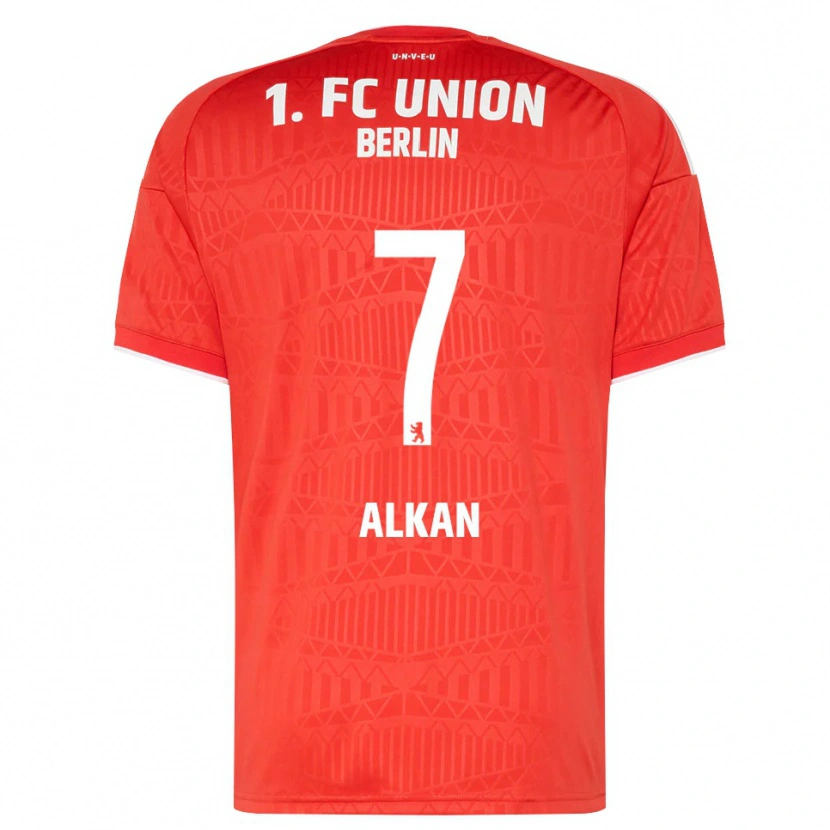 Danxen Uomo Maglia Musa Alkan #7 Rosso Bianco Kit Gara Home 2026/27 Maglietta