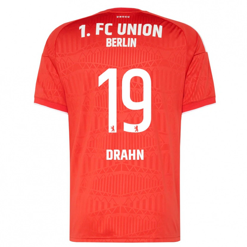 Danxen Uomo Maglia Mika Drahn #19 Rosso Bianco Kit Gara Home 2026/27 Maglietta