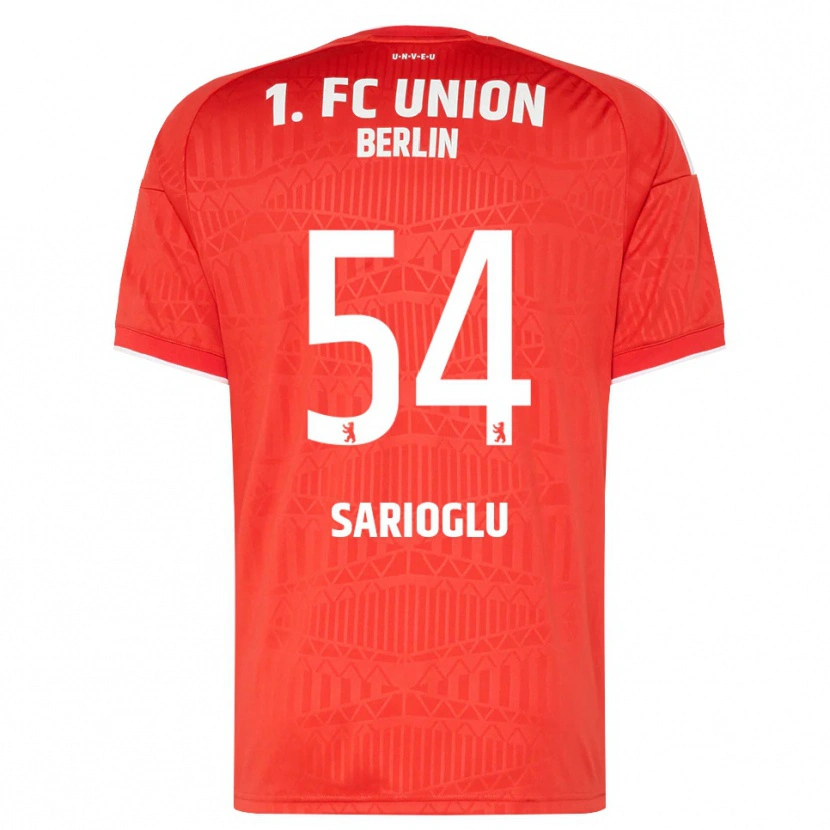 Danxen Uomo Maglia Defne Sarıoğlu #54 Rosso Bianco Kit Gara Home 2026/27 Maglietta