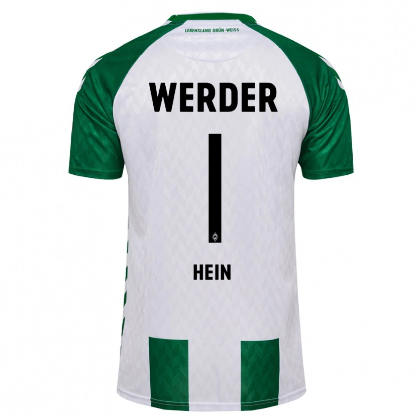 Danxen Uomo Maglia Karl Hein #1 Verde Bianco Kit Gara Home 2026/27 Maglietta