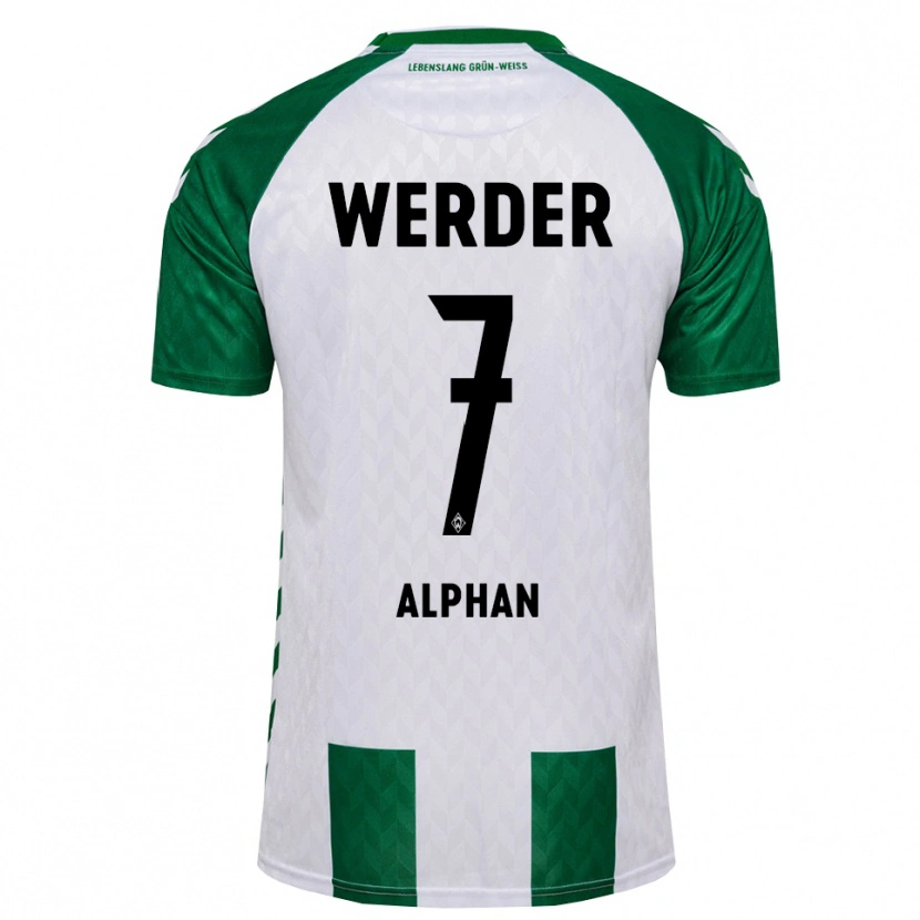 Danxen Uomo Maglia Metehan Alphan #7 Verde Bianco Kit Gara Home 2026/27 Maglietta