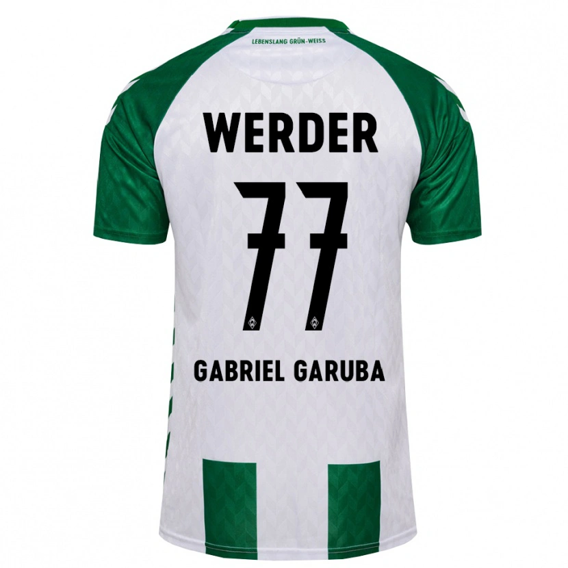Danxen Uomo Maglia Najib Gabriel Garuba #77 Verde Bianco Kit Gara Home 2026/27 Maglietta