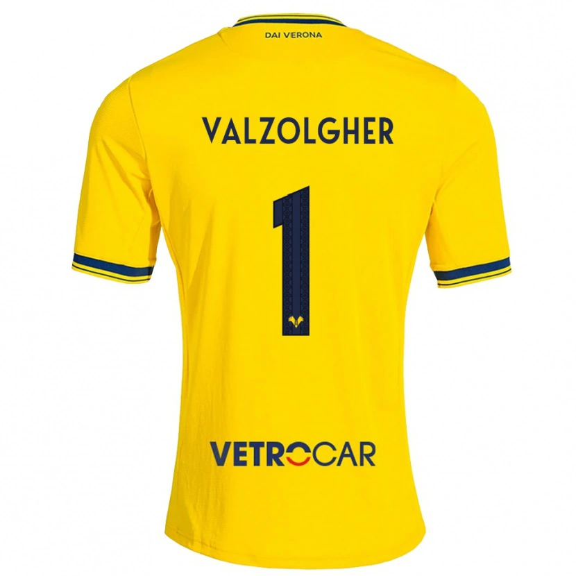 Danxen Uomo Maglia Chiara Valzolgher #1 Giallo Rosso Kit Gara Away 2026/27 Maglietta