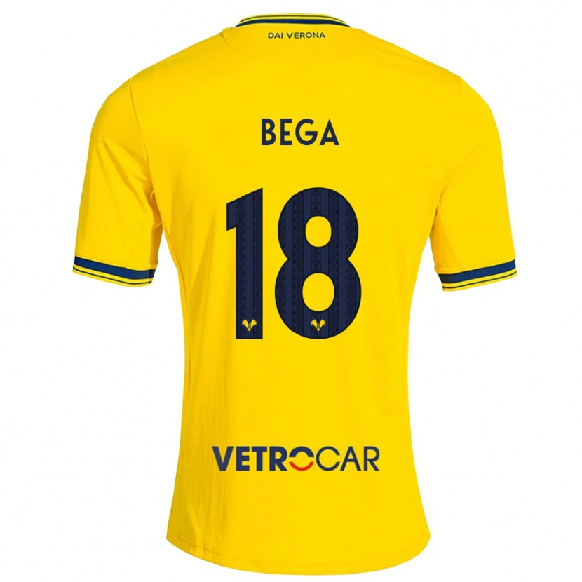 Danxen Uomo Maglia Leorat Bega #18 Giallo Rosso Kit Gara Away 2026/27 Maglietta