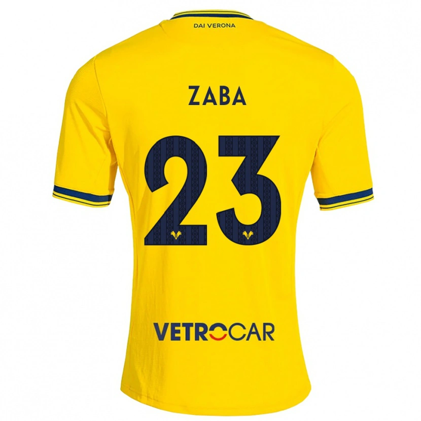 Danxen Uomo Maglia Nelson Zaba #23 Giallo Rosso Kit Gara Away 2026/27 Maglietta