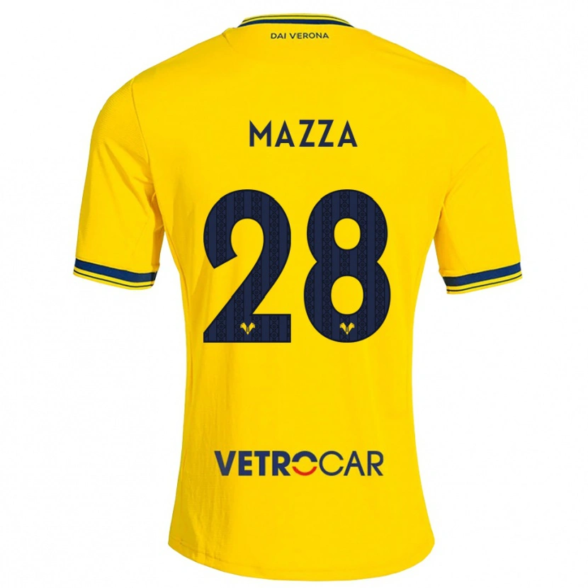 Danxen Uomo Maglia Vittoria Karol Mazza #28 Giallo Rosso Kit Gara Away 2026/27 Maglietta
