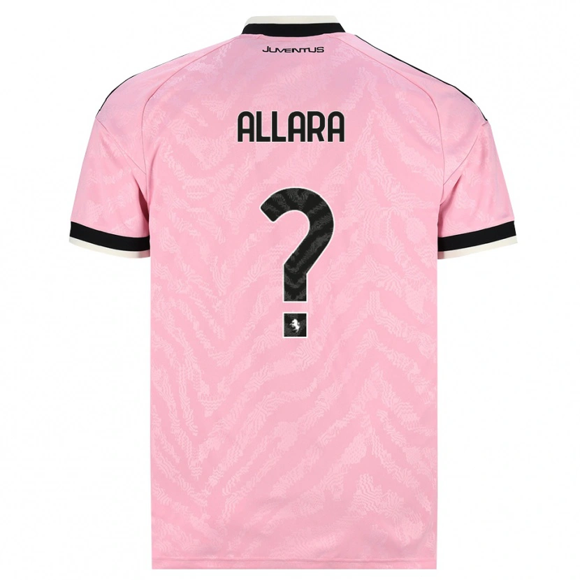 Danxen Uomo Maglia Lorenzo Allara #0 Rosa Nero Kit Gara Away 2026/27 Maglietta