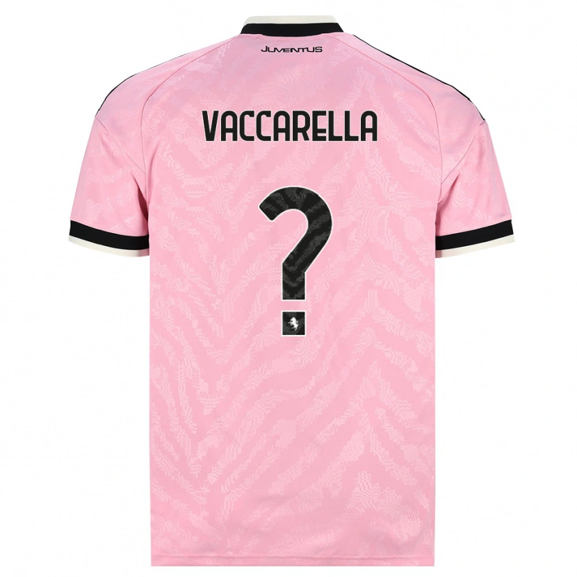 Danxen Uomo Maglia Marco Vaccarella #0 Rosa Nero Kit Gara Away 2026/27 Maglietta