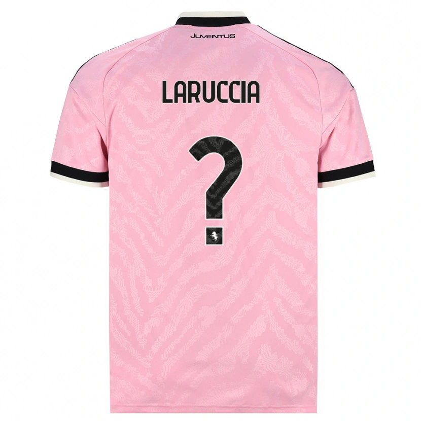 Danxen Uomo Maglia Christian Laruccia #0 Rosa Nero Kit Gara Away 2026/27 Maglietta