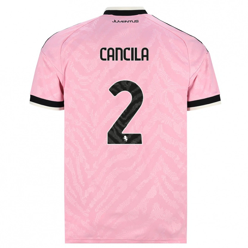 Danxen Uomo Maglia Lorenzo Cancila #2 Rosa Nero Kit Gara Away 2026/27 Maglietta