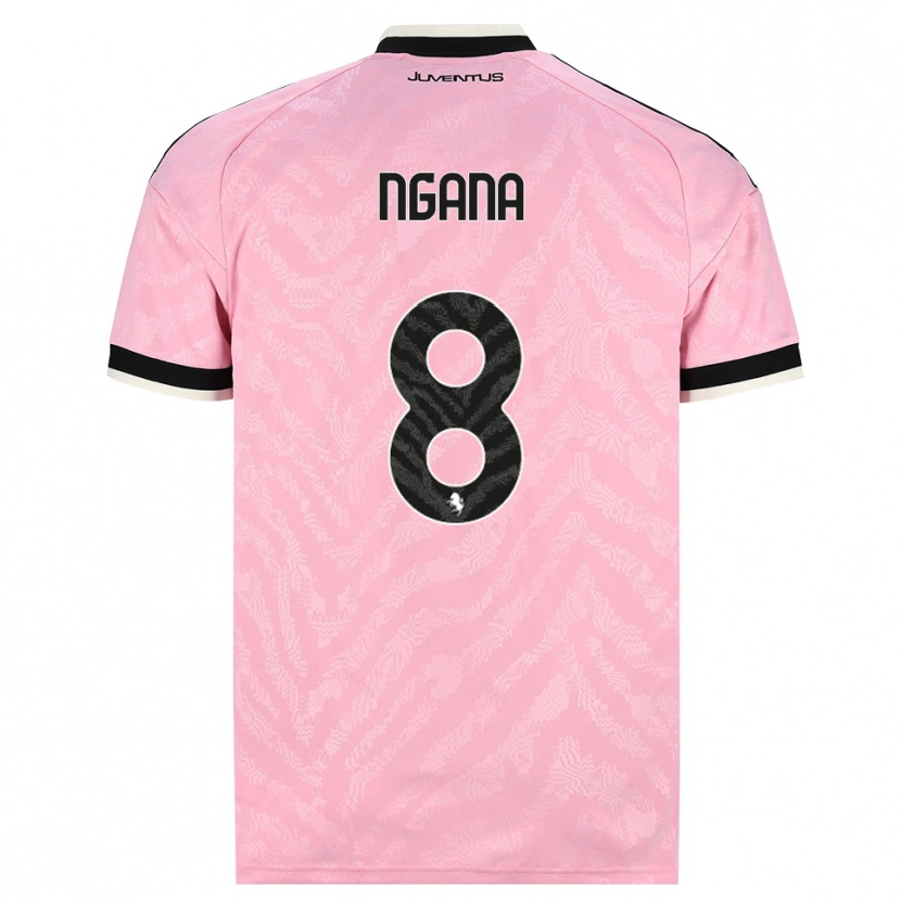 Danxen Uomo Maglia Valdes Ngana #8 Rosa Nero Kit Gara Away 2026/27 Maglietta