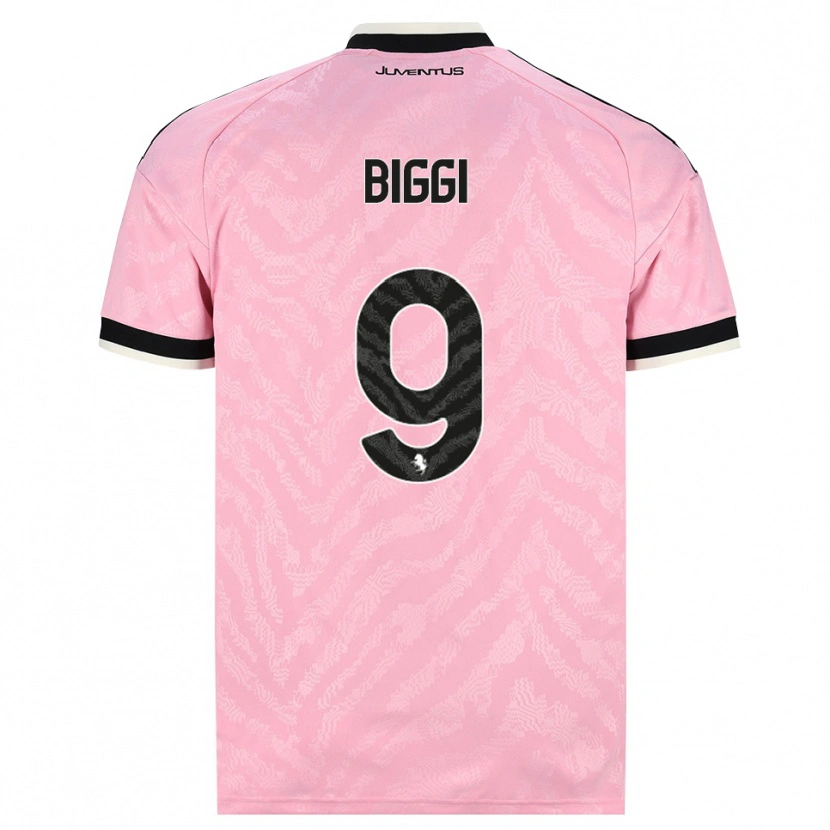 Danxen Uomo Maglia Silvano Biggi #9 Rosa Nero Kit Gara Away 2026/27 Maglietta