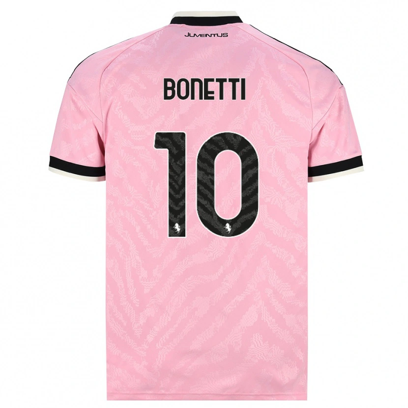 Danxen Uomo Maglia Andrea Bonetti #10 Rosa Nero Kit Gara Away 2026/27 Maglietta