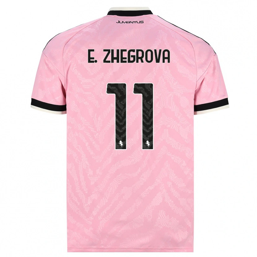 Danxen Uomo Maglia Edon Zhegrova #11 Rosa Nero Kit Gara Away 2026/27 Maglietta