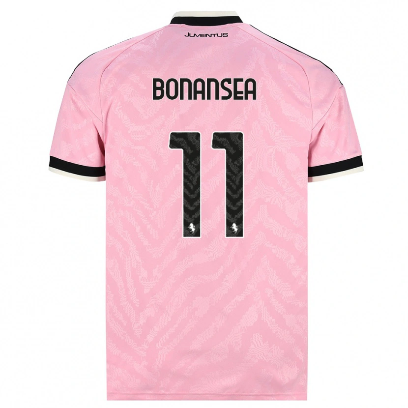Danxen Uomo Maglia Barbara Bonansea #11 Rosa Nero Kit Gara Away 2026/27 Maglietta