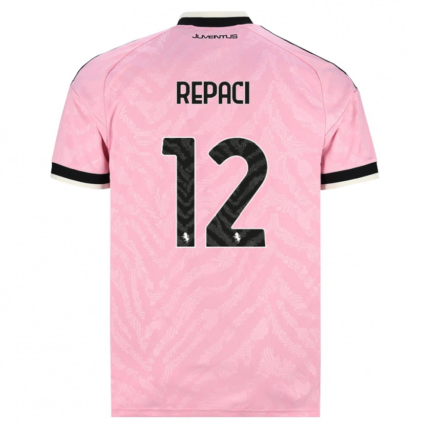 Danxen Uomo Maglia Tommaso Repaci #12 Rosa Nero Kit Gara Away 2026/27 Maglietta