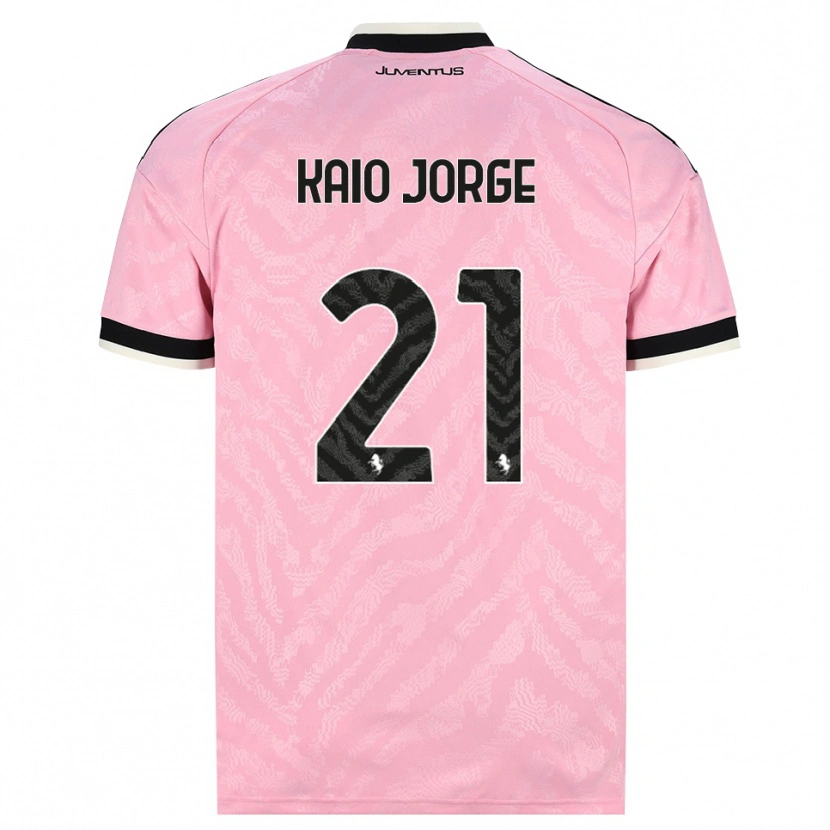 Danxen Uomo Maglia Kaio Jorge #21 Rosa Nero Kit Gara Away 2026/27 Maglietta