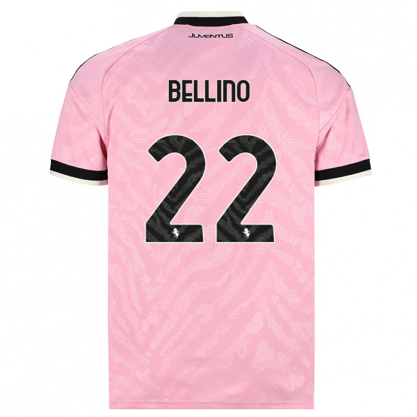 Danxen Uomo Maglia Filippo Bellino #22 Rosa Nero Kit Gara Away 2026/27 Maglietta