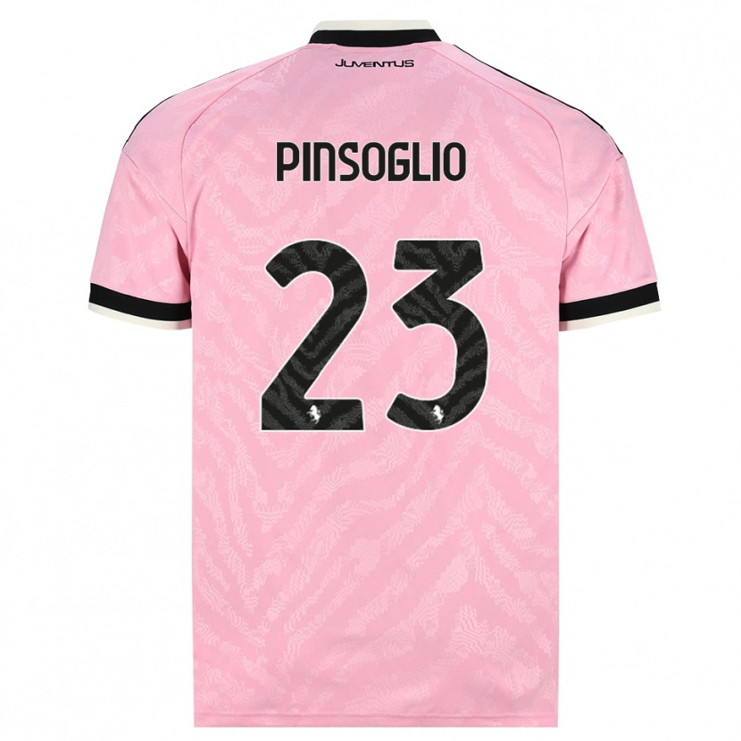 Danxen Uomo Maglia Carlo Pinsoglio #23 Rosa Nero Kit Gara Away 2026/27 Maglietta