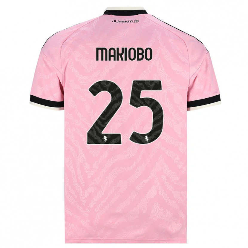 Danxen Uomo Maglia Grady Makiobo #25 Rosa Nero Kit Gara Away 2026/27 Maglietta