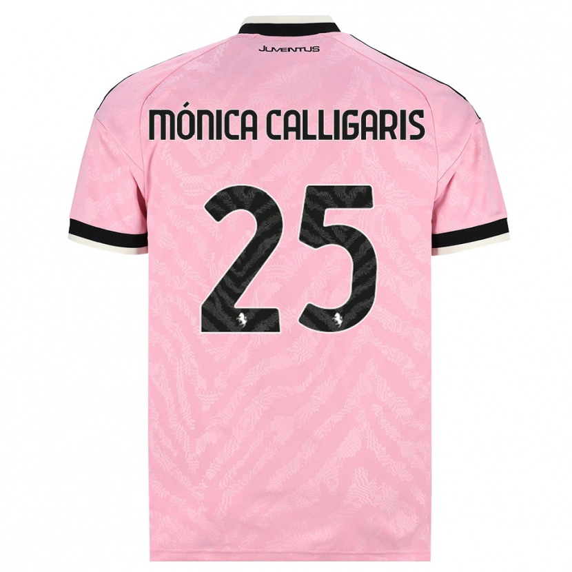 Danxen Uomo Maglia Viola Mónica Calligaris #25 Rosa Nero Kit Gara Away 2026/27 Maglietta